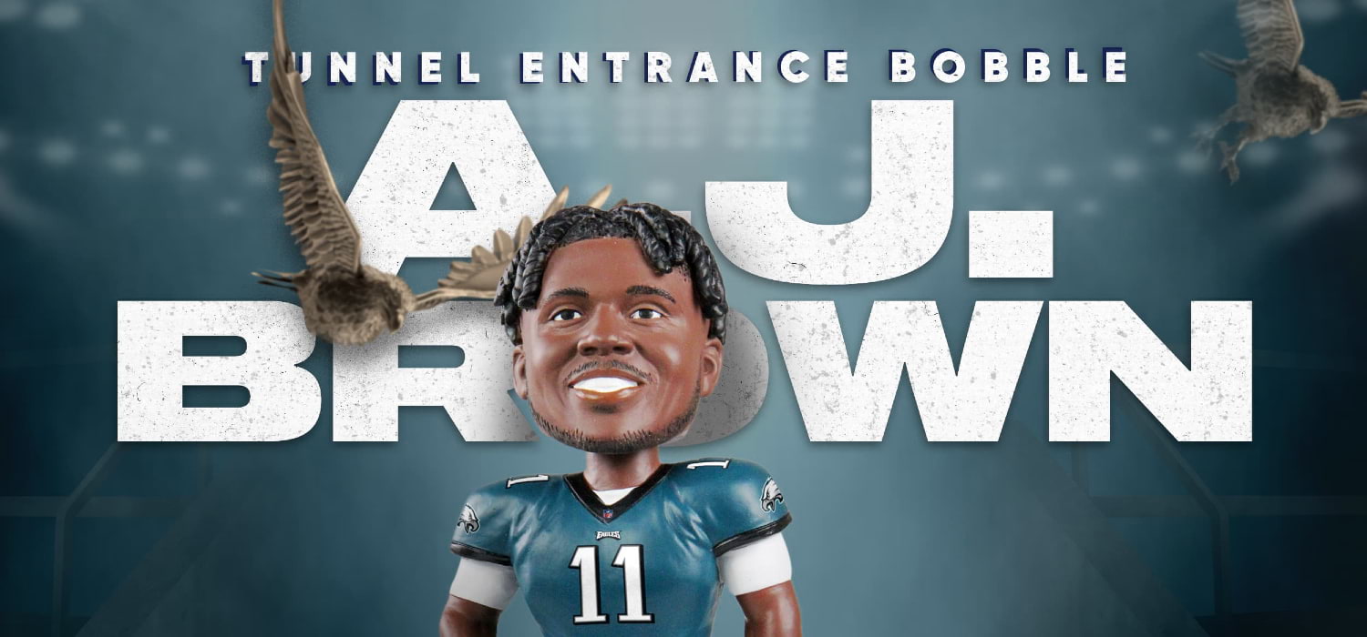 AJ Brown Philadelphia Eagles Bighead Bobblehead FOCO